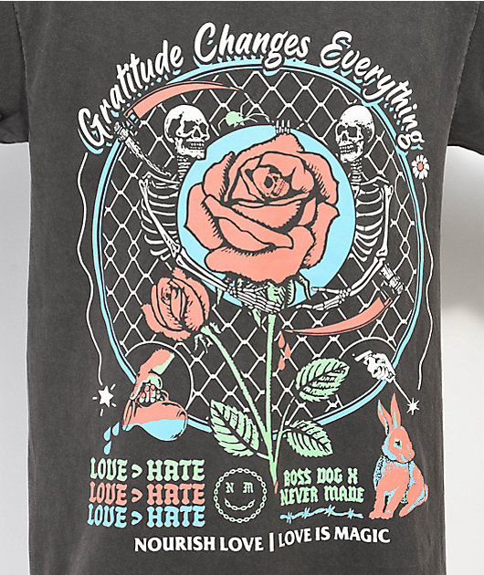Boss Dog x Never Gratitude Black T-Shirt