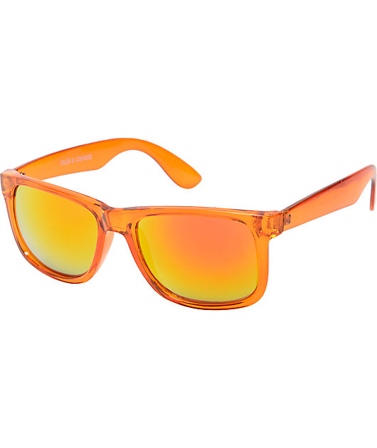 clear orange sunglasses