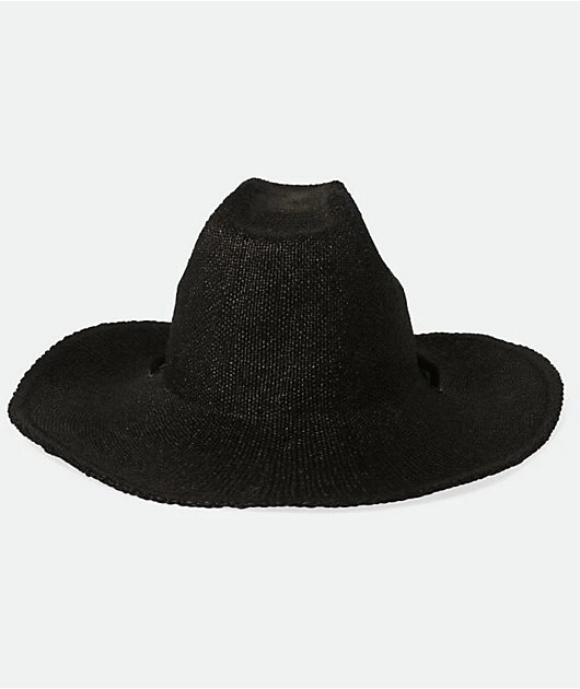 Brixton Austin Straw Black Cowboy Hat
