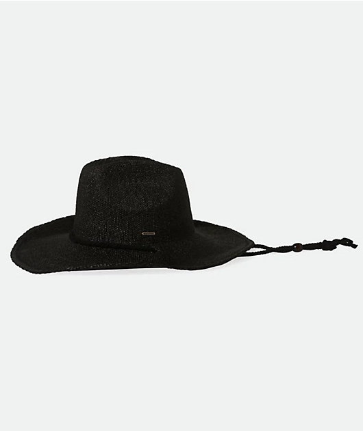 Brixton Austin Straw Black Cowboy Hat
