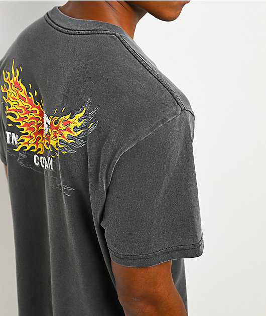 Brixton Blazing Charcoal T-Shirt