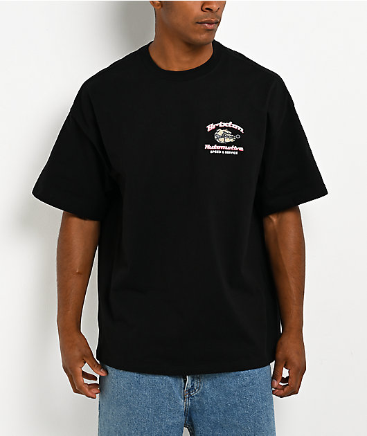 Brixton Brewster Black Heavyweight T-Shirt