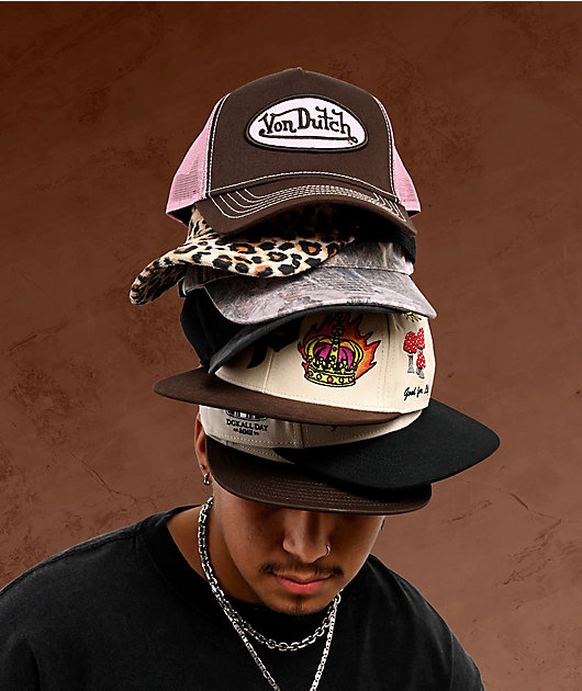 Brixton Crest Netplus Black Snapback Hat video