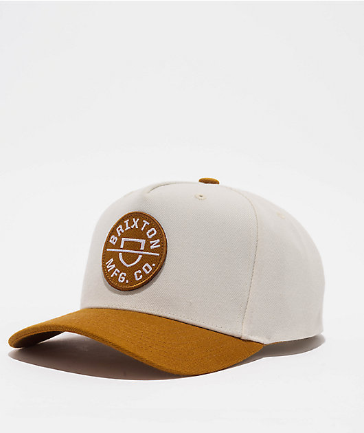 帽子 530HS HOPSACK CASQUETTE / BEIGE CPH M/L Brixton Crest Netplus Copper & Off-White Snapback Hat | Zumiez