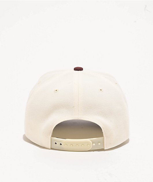 Brixton Crest Port & Off White Netplus Snapback Hat | Zumiez