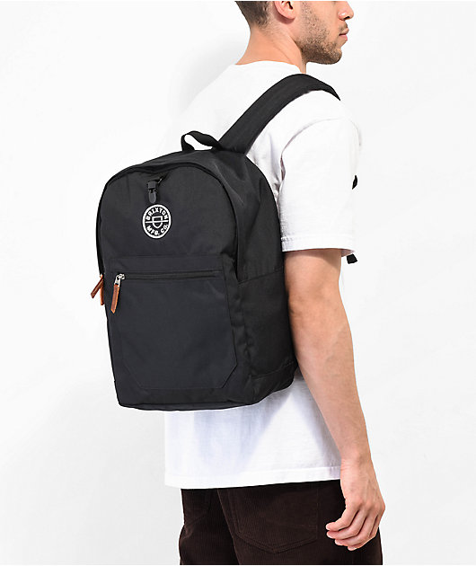 Brixton Crest University Black Backpack | Zumiez