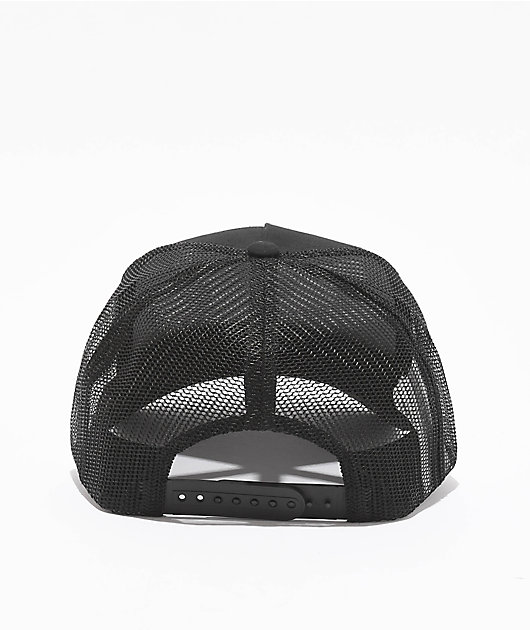Brixton Darnforth Netplus® Black Trucker Hat