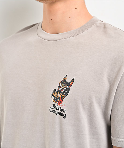 Brixton Dawg Stone T-Shirt