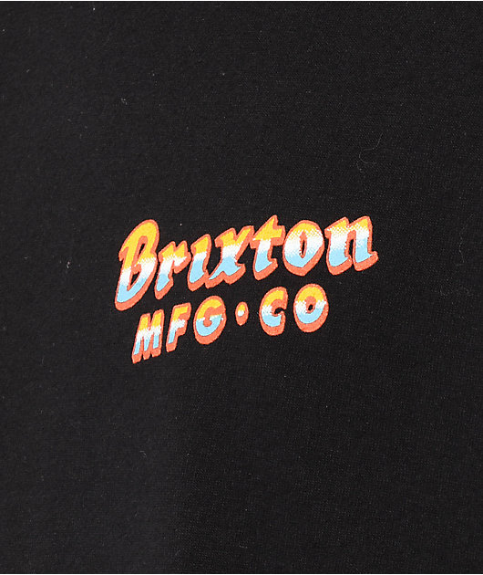 Brixton District Black T-Shirt