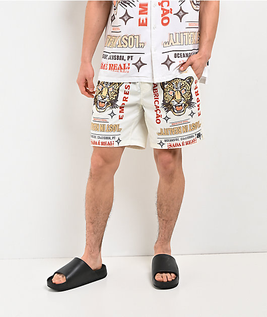 Brixton Everyday Hybrid White Shorts