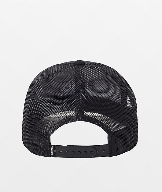 Brixton Freemont Black Trucker Hat