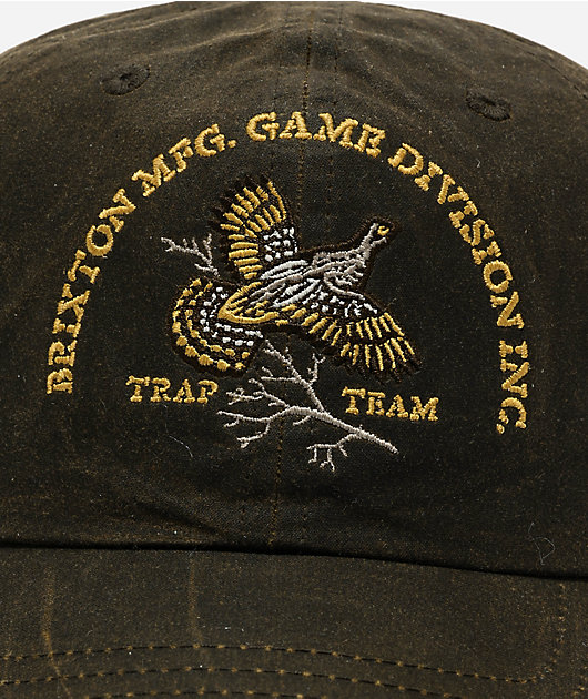 Brixton Game WTHR Guard NetPlus Moss Strapback Hat | Zumiez