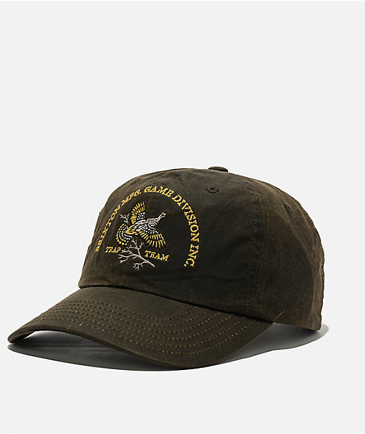 Brixton Game WTHR Guard NetPlus Moss Strapback Hat | Zumiez
