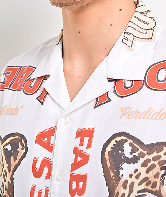 Brixton Getaway White Button Up Shirt | Zumiez
