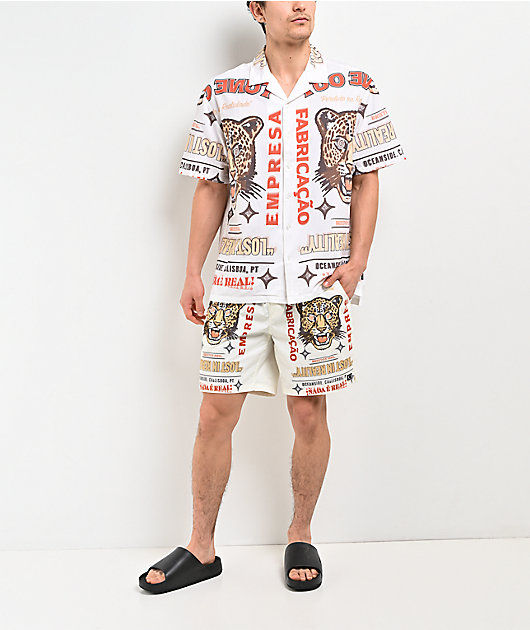 Brixton Getaway White Button Up Shirt | Zumiez