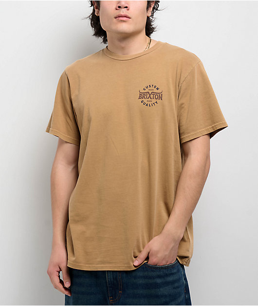 Brixton Gibson Dijon T-Shirt | Zumiez