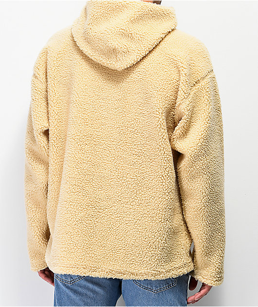 brixton grade sherpa hoodie