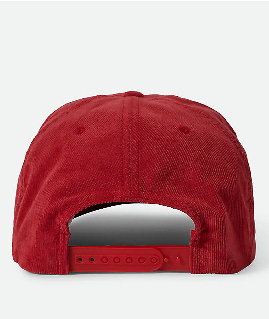 Brixton Inwood Red Snapback Hat | Zumiez