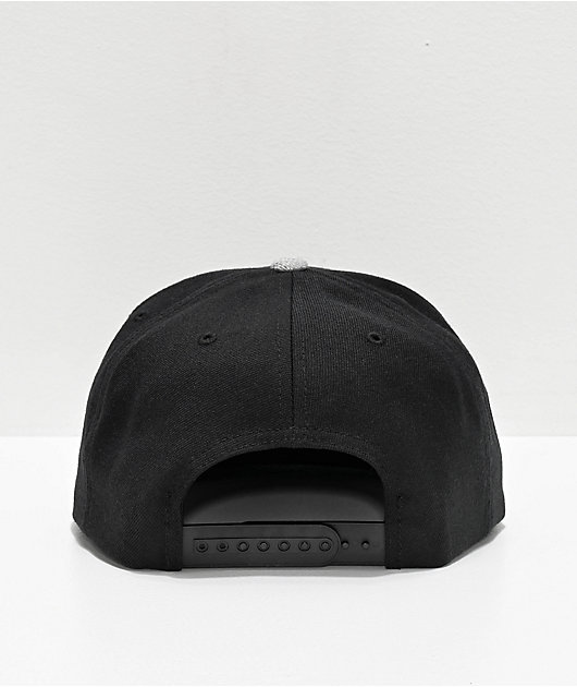 Brixton Jolt Black & Grey Snapback Hat