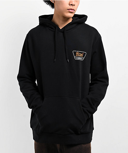 Brixton Linwood Black Hoodie