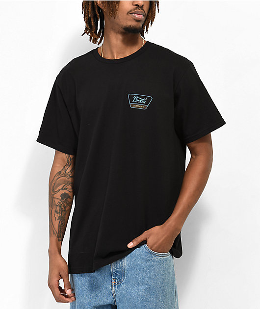 Brixton Linwood Black T-Shirt
