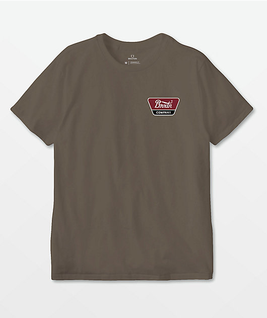 Brixton Linwood Brown TShirt