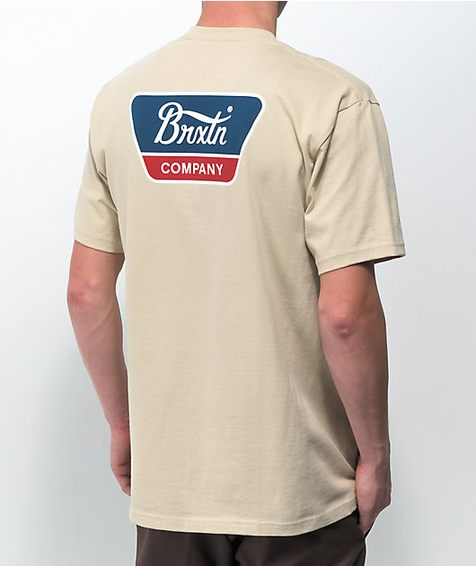 Brixton Linwood Cream T-Shirt | Zumiez Brixton Linwood Cream T-Shirt | Zumiez