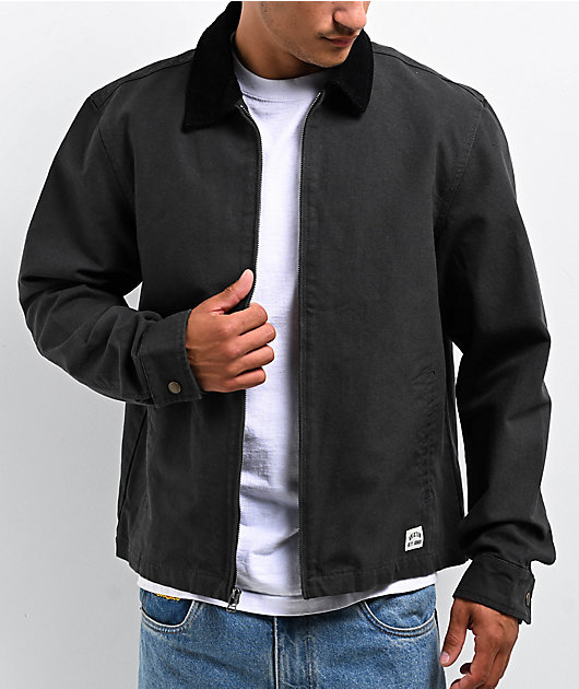 Brixton Mechanic Garage Black Wash Work Jacket | Zumiez