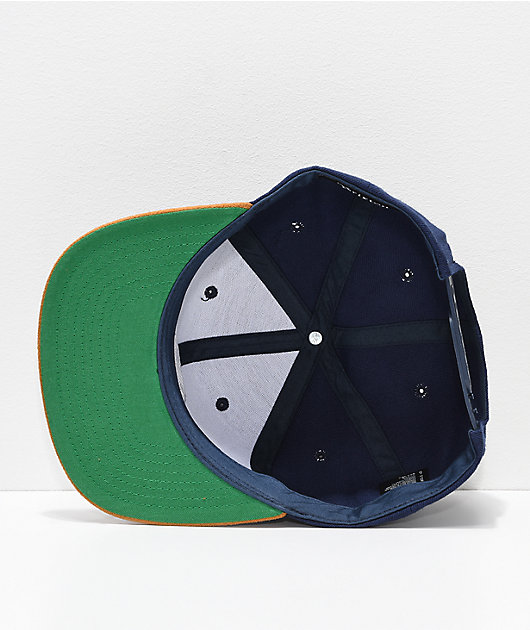 Brixton Oath III Tan & Navy Snapback Hat