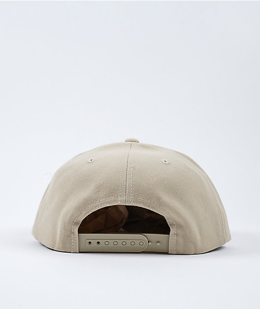 Brixton Oath III Vanilla Cream Snapback Hat