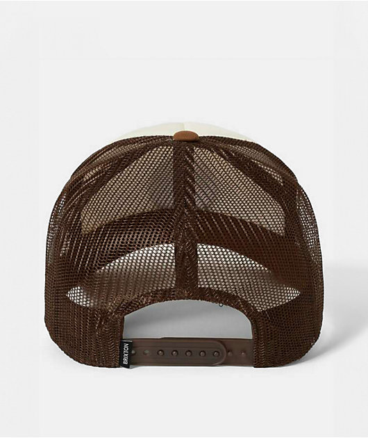 Brixton Out After Dark Brown Trucker Hat