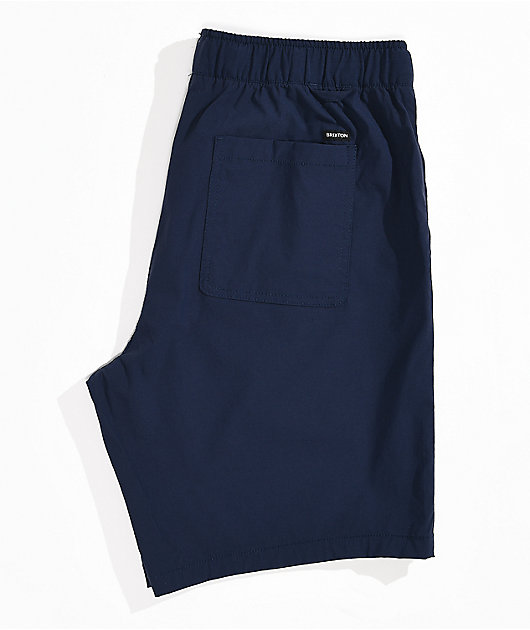 Brixton Steady Cinch shorts azul marino