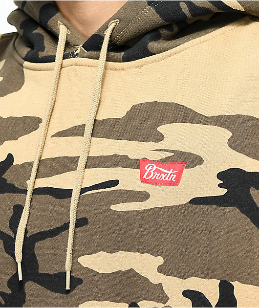 brixton camo hoodie