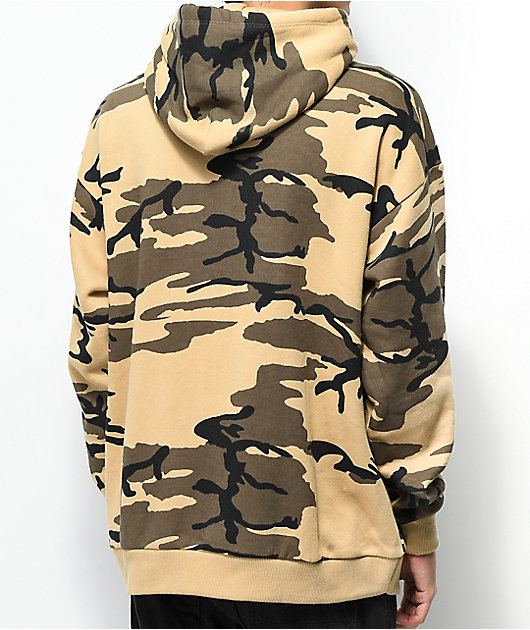 brixton camo hoodie