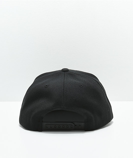 Brixton Stowell Black Snapback Hat