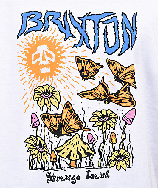 Brixton Strange Land White T-Shirt