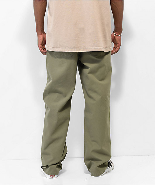 Brixton Surplus Relaxed Olive Pants | Zumiez