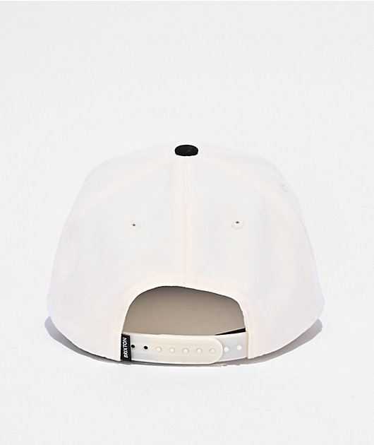 Brixton Trophy Horse Off White & Black Snapback Hat