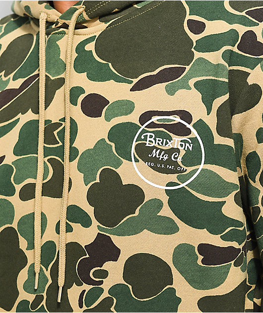 brixton camo hoodie