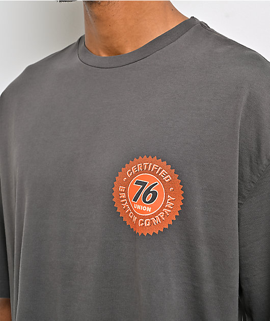 Brixton x 76 Certified Charcoal Boxy T-Shirt