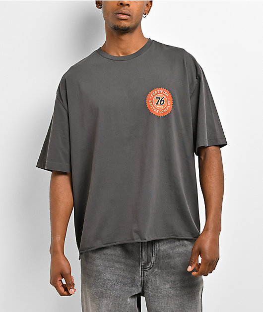 Brixton x 76 Certified Charcoal Boxy T-Shirt