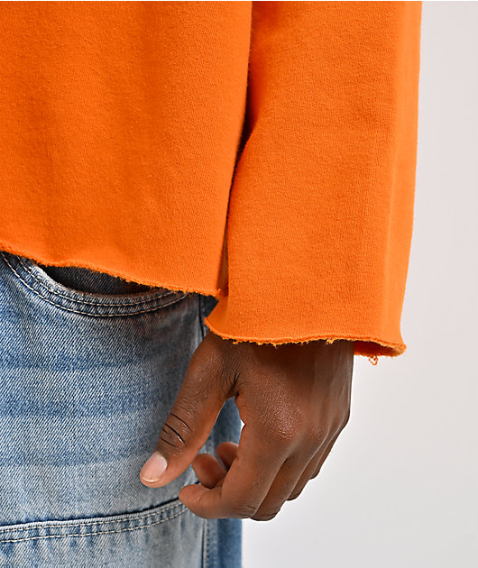 Brixton x 76 Chopped Orange Crewneck Sweatshirt