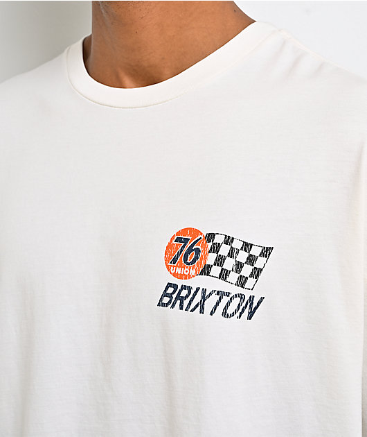 Brixton x 76 Finish Line White Boxy T-Shirt