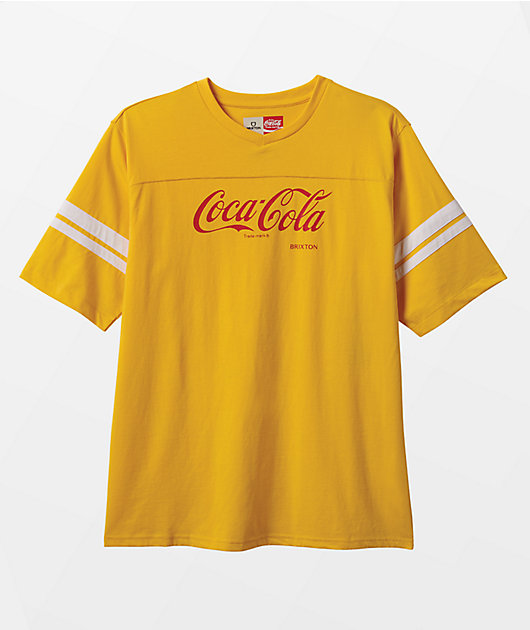 Brixton x Coca-Cola Classic Yellow Football Shirt | Zumiez