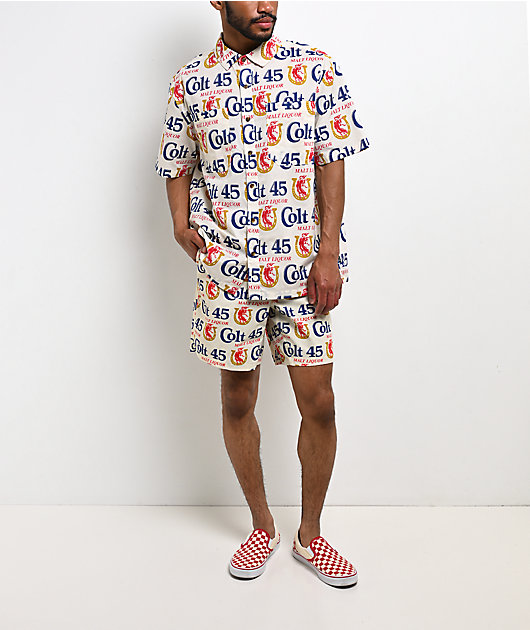 Brixton x Colt 45 Everyday Hybrid Ivory Shorts
