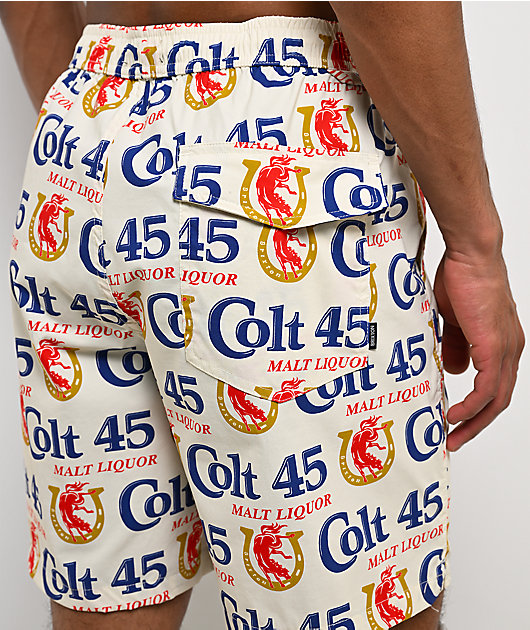 Brixton x Colt 45 Everyday Stretch Hybrid Ivory Shorts