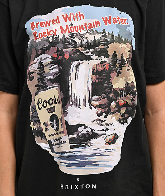 ★ブリクストン BRIXTON x Coors Tシャツ 関税込★ Brixton x Coors Bull Black T-Shirt | Zumiez