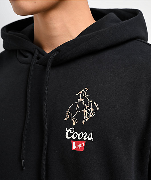 Brixton x Coors Colt Black Hoodie | Zumiez