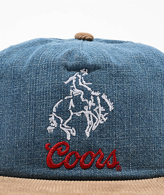 BRIXTON × Coors キャップ Brixton x Coors 150th Anniversary Arch Profile Canvas Brown