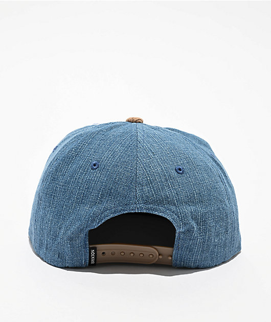 Brixton x Coors Colt Blue & Tan Snapback Hat | Zumiez
